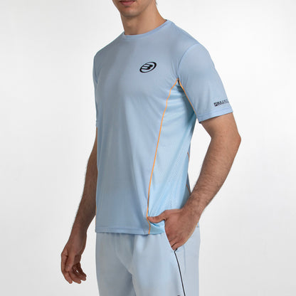 Camiseta de pádel Bullpadel Cerezal Azul Glaciar Hombre