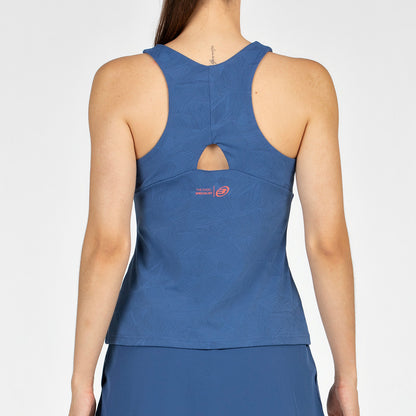 Camiseta Bullpadel Cortega Azul Sombra