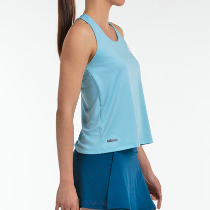 Top Bullpadel Daca 2025 Azul Claro Mujer