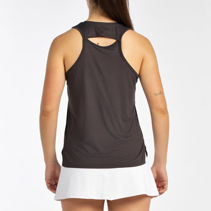 Camiseta Tirantes Bullpadel Etilo Negro Profundo