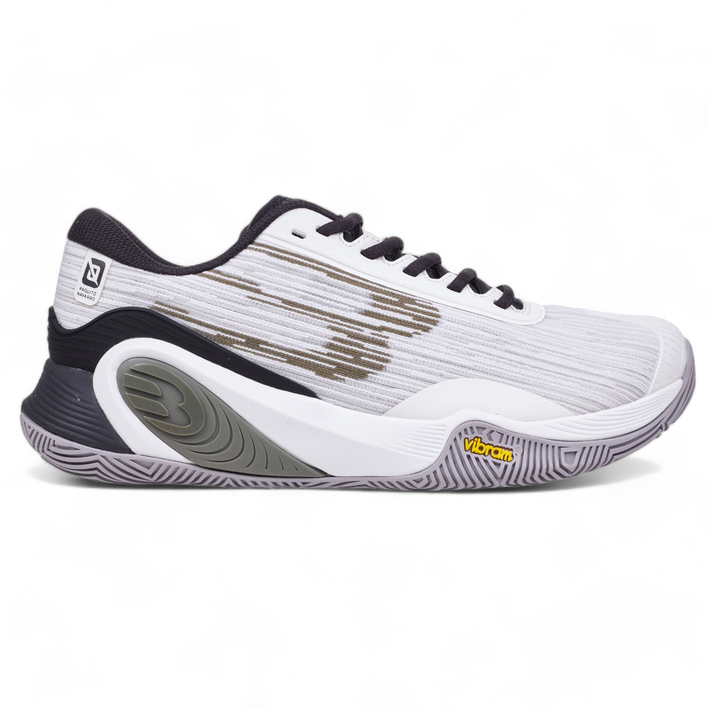 Zapatilla Bullpadel Hack Vibram 25V 2025 by Paquito Navarro Blanco