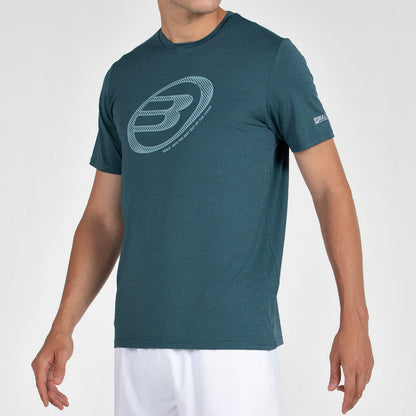 Camiseta Bullpadel Lande Verde Oscuro