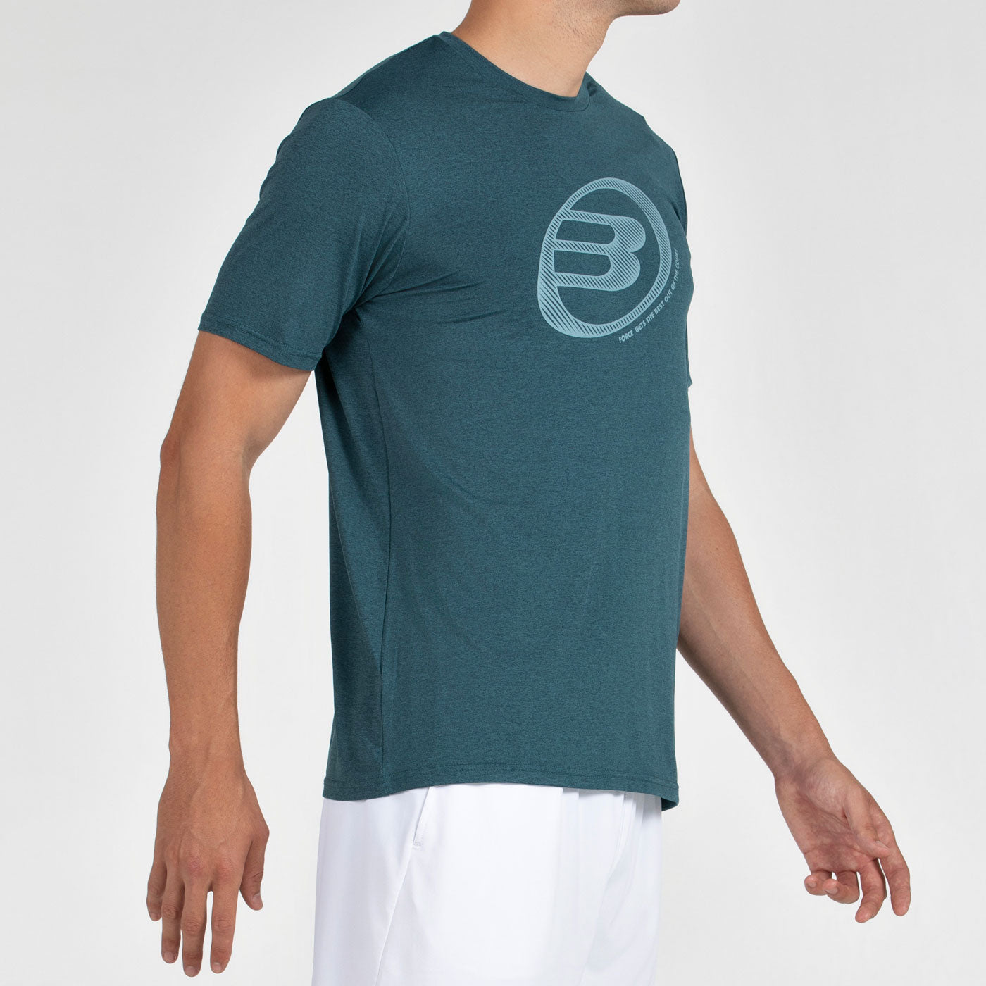 Camiseta Bullpadel Lande Verde Oscuro