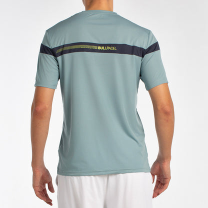 Camiseta Bullpadel Lyn Verde Azulado
