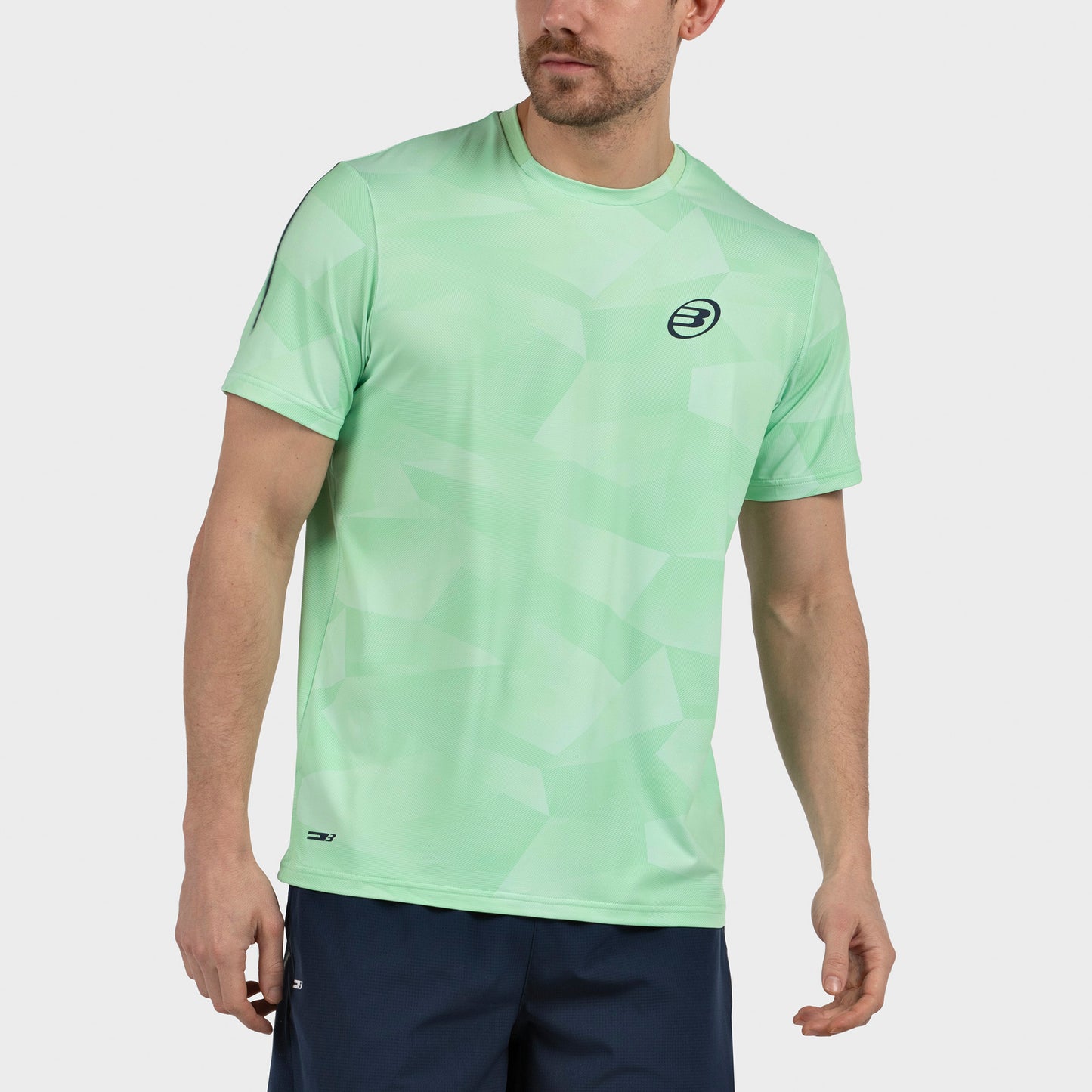 Camiseta de pádel Bullpadel Manin Verde Ácido Hombre