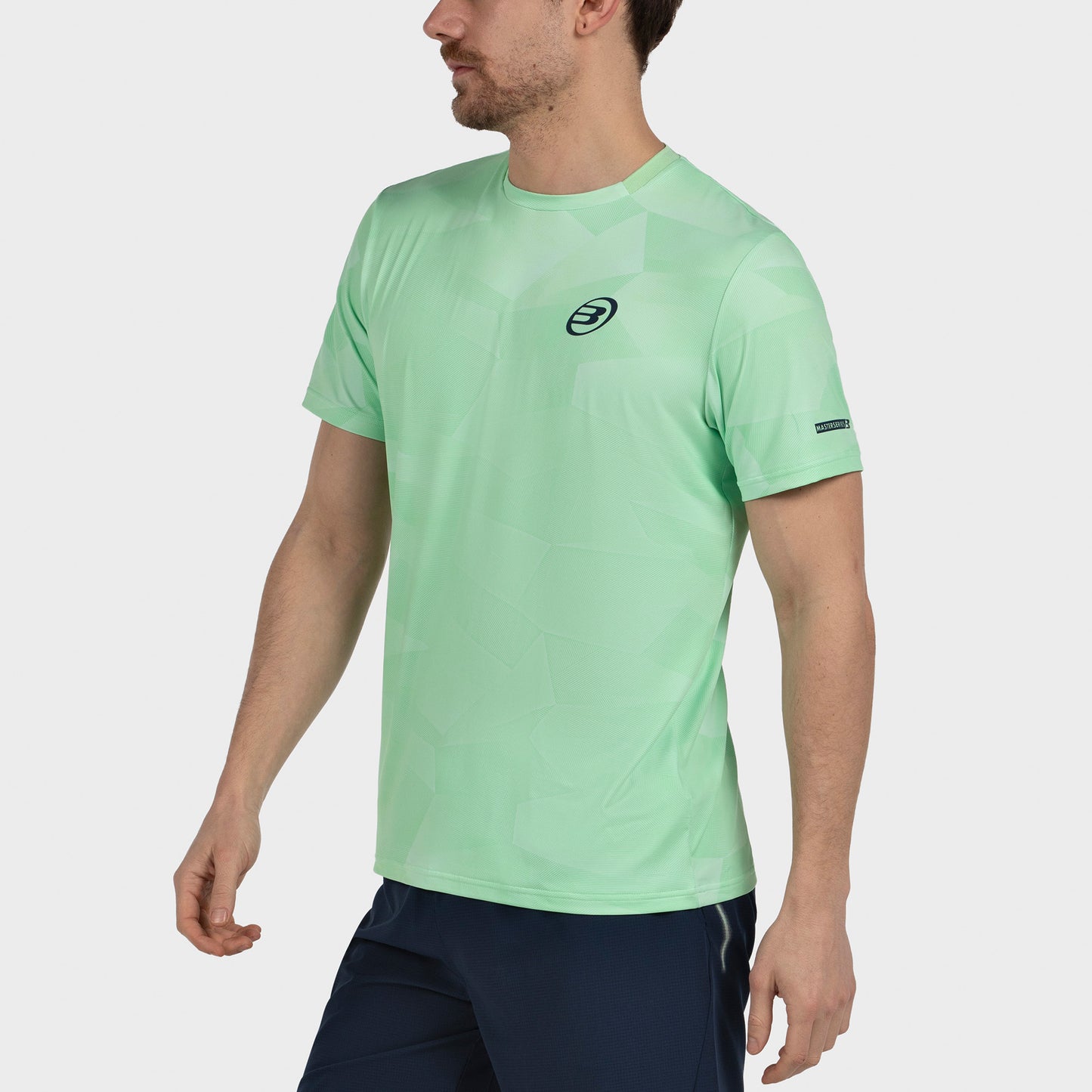 Camiseta de pádel Bullpadel Manin Verde Ácido Hombre