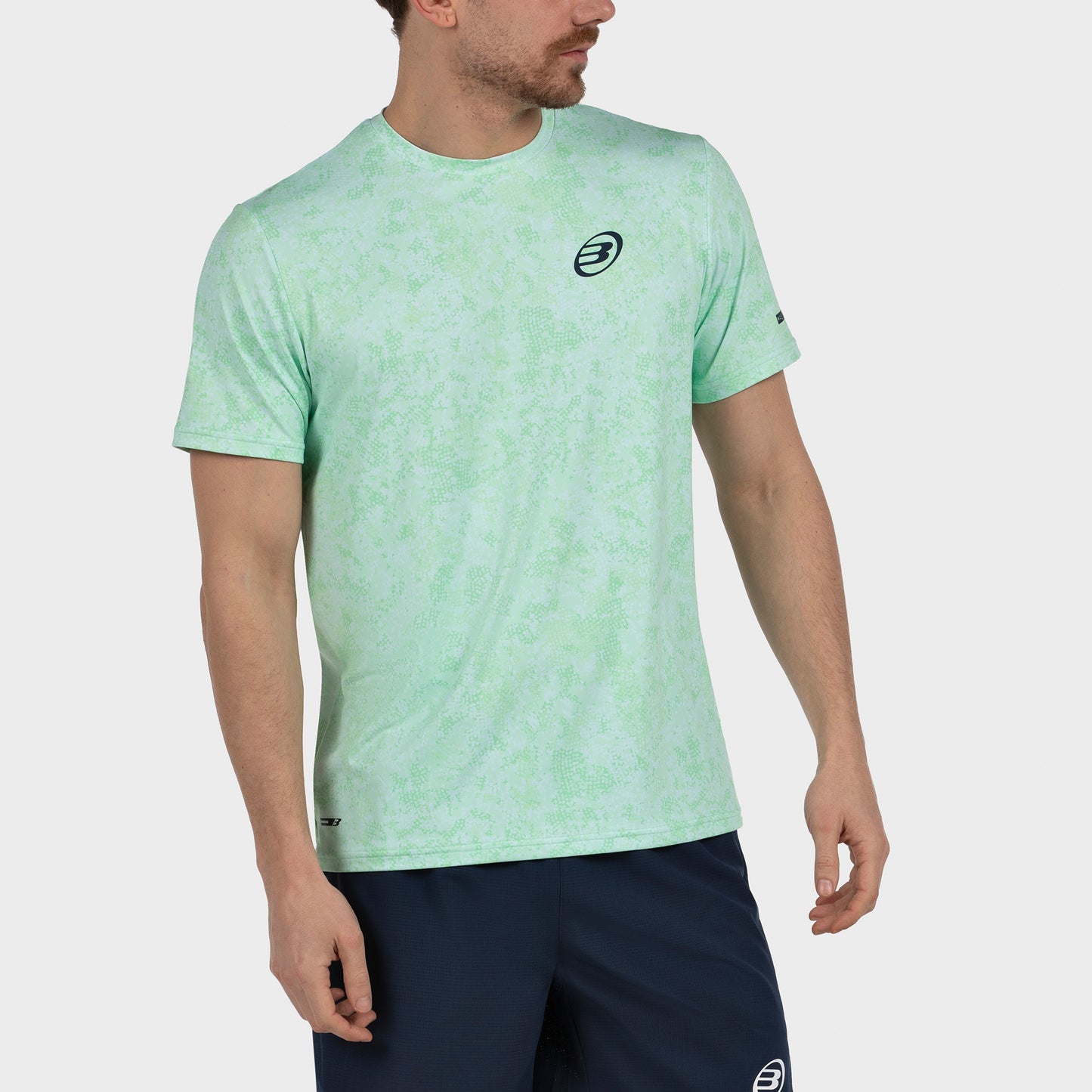 Camiseta de pádel Bullpadel Masama Verde Ácido Hombre