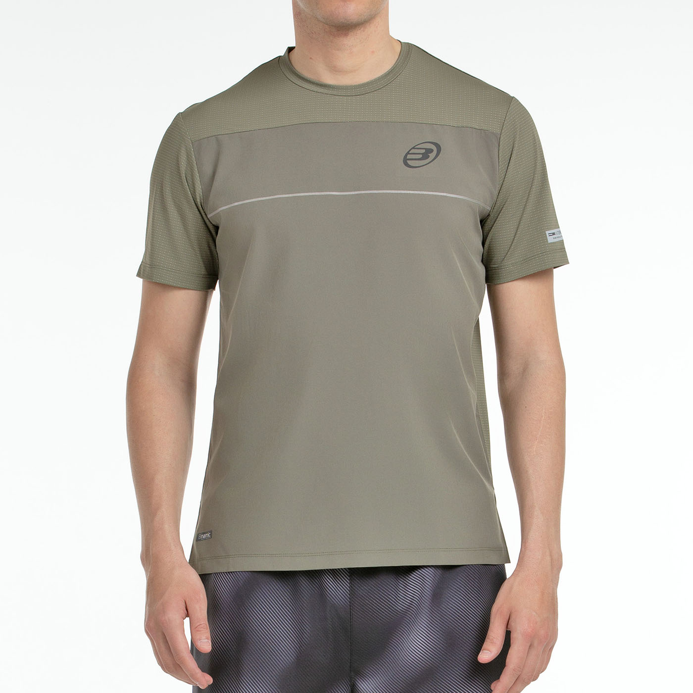 Camiseta de Pádel Bullpadel Monda 2025 Kaki Unisex