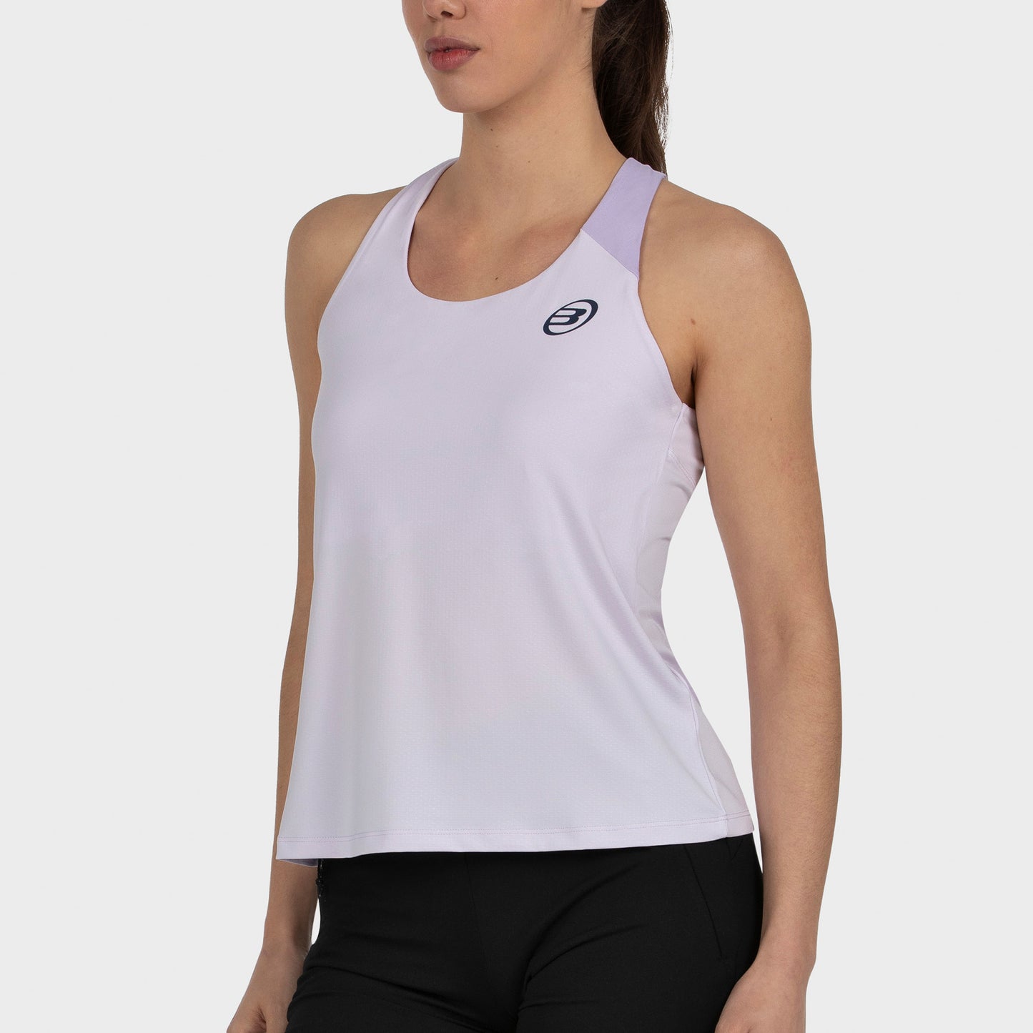 Camiseta de pádel Bullpadel Pado Lila Pastel Mujer