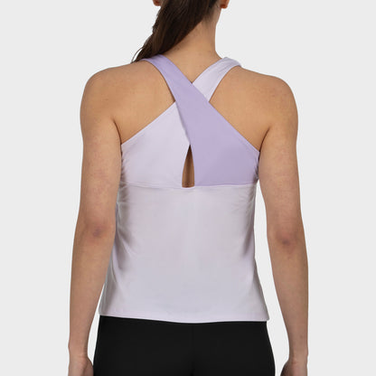 Camiseta de pádel Bullpadel Pado Lila Pastel Mujer