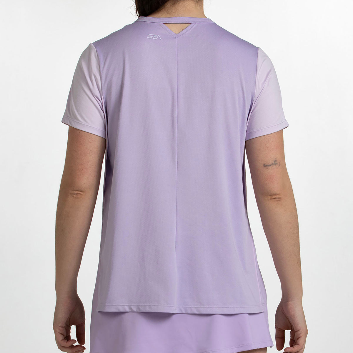 Camiseta de pádel Bullpadel Picase Lila Pastel Mujer