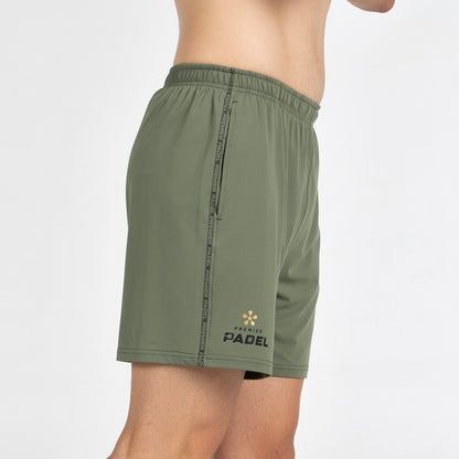 Pantalón Corto Bullpadel Preux Kaki